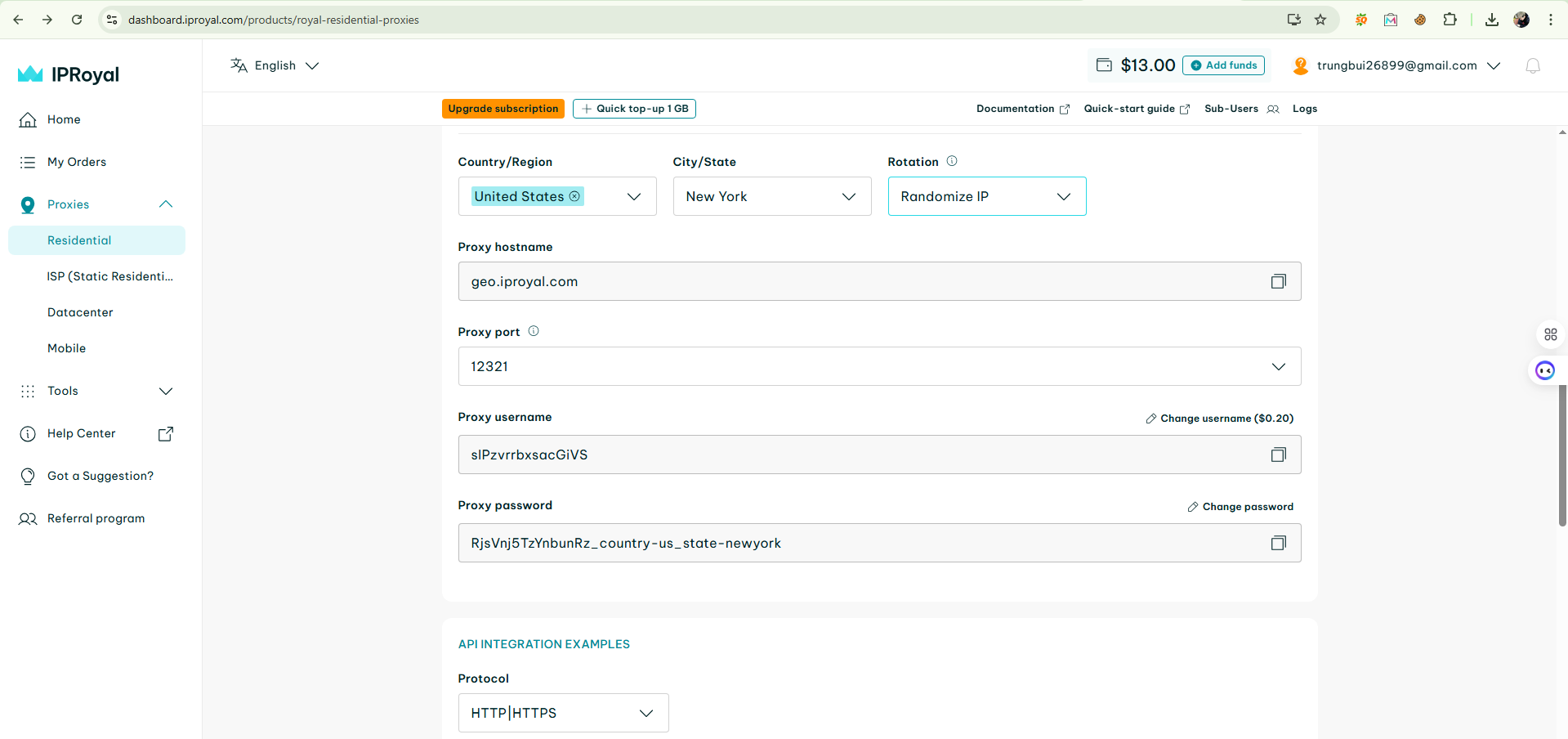 5. Proxy access configuration options